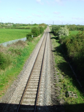 Swindon to Gloucester Railway looking South East
