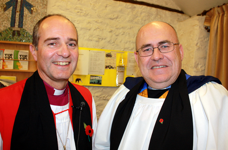 Bishop Lee and Clive Deverell.